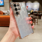 Gradientne elektrogalvaniseeritud s&auml;delev sulg telefoni&uuml;mbris Samsung Galaxy S24 S23 S22 Plus Ultra A55 A54 A35 A34 A25 A15 5g jaoks, p&otilde;rutuskindel kest Samsung S24 Ultra must