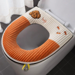 Universaalne tualettmatt majapidamises kasutatav aastaringne universaalne veekindel t&otilde;mblukk, paksendatud pl&uuml;&uuml;s tualettmatt, pasta, paksendatud soe multifilmi tualettmatt sinine