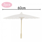 2/4/6/8/10 tk Pulmapeo paberist p&auml;ikesevari bambusest vihmavari 60/84 cm valge DIY Hiina paberist vihmavari pruudi du&scaron;i fotorekvisiit