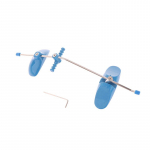 3 v&auml;rvi k&otilde;rge kvaliteediga hambaravi ortodontilised peakatted, reguleeritavad suure t&otilde;mbej&otilde;uga peakattega n&auml;omask &uuml;he poolusega t&auml;iskasvanutele ja lastele sinine