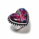 Natural Multi Labradorite Gemstone 925 Sterling Silver Gift Ring Size 6 u0o51