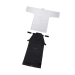 Jaapani Kendo &Uuml;likonna Komplekt Hingav Iaido Traditsiooniline Samurai Riietus 165cm_White and Black