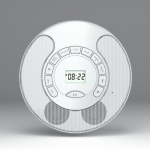 Kaasaskantav CD-m&auml;ngija, topelt Bluetooth, kaks stereok&otilde;larit, USB taasesituse heliv&auml;ljundi kordaja valge