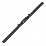 V&auml;liseljakoti rinnarihm Raske ja vastupidav reguleeritav matkaseljakott Matkaseljakott Magnetiline Kiirvabastus Pandlaga Kinnitusrihm Libisemisvastane Rind must