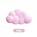 Klaviatuuri pilve randmetugi pehmest nahast m&auml;luvahust randmetoega/padjaga lihtsaks tippimiseks ja valuvaigisti kontorisse roosa