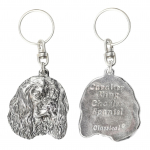 Cavalier King Charles Spaniel - Silver-plated pendant with a dog in a decorative box, handbag decoration, backpack pendant by Art-Dog brand