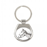 Haflinger - keychain with a horse, keychain with a print, personalized pendant from the Art-Dog brand