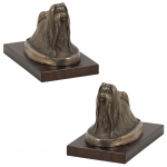 Shih Tzu, Chrysanthemum Dog - dog figurine, figure on a white base, trophy for Art-Dog dog show exhibition
