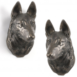 Malinois Belgian Shepherd Dog - Dog statue, hanging bust, unique decoration for dog lover by Art-Dog brand