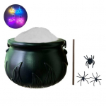 Halloweeni n&otilde;iakatla komplekt DIY plastikust must pott tehis&auml;mblikega s&uuml;ttib mullipada Halloweeni k&ouml;&ouml;gilaua kaunistamiseks A