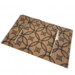 Vintage Letter platsimatt veekindel kuumakindel, libisemiskindel soojusisolatsioon, n&otilde;udepesumasinas ohutu ristk&uuml;likukujuline s&ouml;&ouml;gilaua kaitse kaunistusalus F