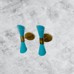 Itaalia Diabolo seinavalgusti 1950ndate keskpaigast 2 tulega paar valgustit seinavalgusti valgustus