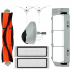 Tarvikud Xiaomi Mi Robot Vacuum 1 1st SDJQR02RR / SDJQR01RR / Mijia 1S tolmuimeja varuosade vahetuskomplektile, p&otilde;hiharjale, filtrile, mopilappidele Kit 5