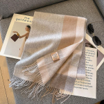 &Uuml;ks puhas villane sall Klassikaline Briti sall Unisex Paar Termosall 188*32cm