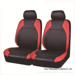 Teemanttepitud autoistme kate Kesk- ja Ida-Euroopa jaoks, PU-naha ja tikanditega 4-piece double seat