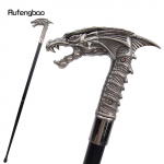 H&otilde;bedane tiib Dragon Head Fashion jalutuskepp dekoratiivkepp Cospaly Vintage Party Moodne Cosplay Cane Crosier 91 cm