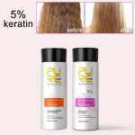 PURC Professionaalne Brasiilia keratiiniga juuksehoolduskreem sirgendav siluv peanahka hooldus puhastav &scaron;ampoon juuksehooldus 5 Degree Keratin Kit