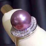 H&otilde;betatud Edison Deemon lilla magevee p&auml;risp&auml;rliga s&otilde;rmus suurte osakestega 13-15 mm &uuml;mmargune ehtne tugev valgus opening adjustable