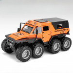 2024. aasta uus 1/32 sulamist survevalu mudelauto 8x8 ATV metallist s&otilde;iduki automudeli heli- ja valgussimulatsioonikollektsiooni kingitus lastele m&auml;nguasi oranž