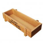 Ristk&uuml;likukujuline puidust istutuskast Aiahoov Lillemahlakad konteineri istutuspott