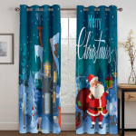&Ouml;ine Stiil Kawaii J&otilde;ulukardin Kaunistus J&otilde;uluvana Kardin P&otilde;der Multikas Auto J&otilde;ulupuu Mustriga Kaunistus W132cm x H160cm&Hook black