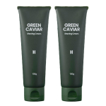 Illumino Sea Grape Shaving Cream Shaving Trouble Shaving Gel, 2 packs, 100g gray