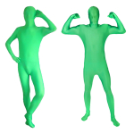 Roheline Chromakey kogu keha fotograafia &uuml;likond unisex roheline &uuml;likond, elastne foto&uuml;likond 180cm roheline