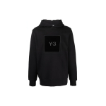 Y-3 Logo Prindiga &Uuml;hev&auml;rviline Kapuutsiga Dressipluus Meeste dressipluusid Must HB3322 XS
