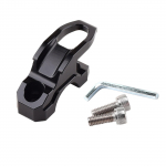 Mootorratta juhtraua konks, multifunktsionaalne mootorratta k&auml;epideme konks, alumiiniumist jalgratta juhtrauda riidepuu komplekt s&otilde;itjatele must