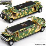 1/32 Sulamist Hummer H2 Pikendatud Limusiin Metallist Valatud Auto Mudel Heli ja Valgusega T&otilde;mmatav Laste M&auml;nguautod Kingitus