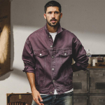 Ameerika Retro Dopamiini Roosa Denim Jakk Meeste Trendikas Aso Agent Vabaaja Jakk S black