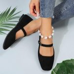 Moodsad Naiste Paeltega Pandlaga Jalatsid Vabaaja Kandiliste Ninadega Kingad Madala Tallaga Maapinna L&auml;hedal Pehmed Kerged Suured Vabaaja Kingad Sapatos 35 must