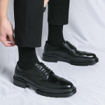 Moodne Luksuslik Punane K&otilde;rge Kontsaga Meeste Kinga Moodne Mokassiin Mees Pulmakleidikingad Pruudile Disainer Terava Ninaga T&ouml;&ouml;kingad Meeste Nahk Oxford 38 must