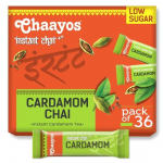 Chaayose lahustuva tee eelsegu &ndash; kardemoni maitse &ndash; madala suhkrusisaldusega (36 kotikest)| Kardemon Chai | Assami tee | Maitsestatud tee | Kardemoni chai segu 0,4 kg