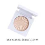 Oprah Cosmetic Mini Highlighter 3G Sugar Cookie Salmon Champagne Gold Beam Warm Tone Mute No. 17-19 Glow Color, 05 Sugar Cookie, 1 piece white