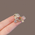 Harakas pross: Elegantne ja armas linnukorsa temperamenti t&otilde;stva eksponeerimisn&otilde;elaga r&otilde;ivatarvikute jaoks Flat Diamond Less Model