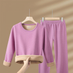 Alpakavillane soe &uuml;likond: Paksendatud sametine, pikkade varrukatega isesoojenevad r&otilde;ivad meestele ja naistele &ndash; ideaalsed s&uuml;giseks. female 4XL lilla