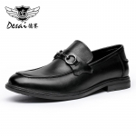 Desai Doudou kingad Pehme tallaga hingav Mugav Loafers Vabaaja nahast kingad &Auml;ri Briti stiilis One Pedal Meeste kingad 38 pruun