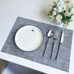 6 tk PVC-alusmatid Lauamatid Soojusisolatsioonipadi Ristk&uuml;lik Pestavad Alusalused Lauakaunistus 45x30cm 45x30cm punane