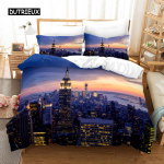 New Yorgi &ouml;&ouml;vaatega voodipesukomplekt Queen-suurusega voodipesukomplekt / tekikott Padjap&uuml;&uuml;ri komplekt Pehme kodutekstiilist voodipesu 150x200cm 3pcs