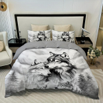 3 tk Tindi Pesu Hundi Voodipesukomplekt Mugav 100% pol&uuml;esterkangas 1 Tekikott 2 Padjap&uuml;&uuml;ri Ilma Padjas&uuml;damikuta Neli Aastaaega EUsingle135x200cm