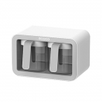 2/3 tassi seinakinnitusega v&uuml;rtsiriiul mitme sektsiooniga suhkrutoos soolapudeli maitseainete konteiner v&uuml;rtsikarbid k&ouml;&ouml;gitarvikute korraldaja