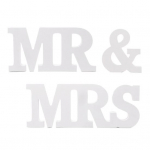 Valge h&auml;rra ja proua m&auml;rgid pulmakirjade kaunistus Eraldiseisev romantiline lauaehistus pruutpaariks aastap&auml;evadeks kihlusteks 1 Set