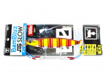 Jackall Metal Jig Bambluz Slow 100 grammi Glow Belly Red Gold Stripe (8008)