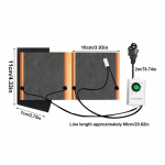 48V Universaalsed Mootorratta Soojendusega K&auml;epidemed Veekindlad Termilised E-bike Lenksu Soojendi Soojenduskott Mootorratta Tarvikud