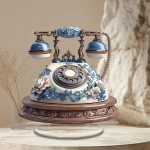 Retro lauatelefoni telefoni akr&uuml;&uuml;lm&auml;rgiga t&ouml;&ouml;laua ornament veekindel dekoratiivne tahvel kapile