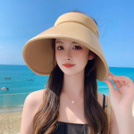 Suvine p&auml;ikesesirmiga m&uuml;ts naistele &ndash; hingav, reguleeritav, laia &auml;&auml;rega UV-kaitsega &ndash; ideaalne ranna- ja v&auml;litegevusteks One Size