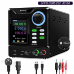 2025 KUAIQU EU programmeeritav l&uuml;litustoiteallikas RS232/USB-port Tarkvara &Uuml;hendage arvutiga reguleeritav laboripingi toiteallikas 30V 5A 10A 220V 30V-5A