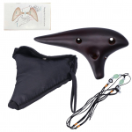 12?Hole Alto C Ocarina Dolomite Shell klassikalised fl&ouml;&ouml;dipillid professionaalsele algajale