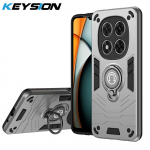 KEYSION P&otilde;rutuskindel &uuml;mbris Redmi Note 14 Pro 5G 14 Pro+ silikoon+arvuti kaamera kaitser&otilde;ngas telefoni kate Xiaomi POCO X7 jaoks for Redmi Note 14 Pro 5G sinine